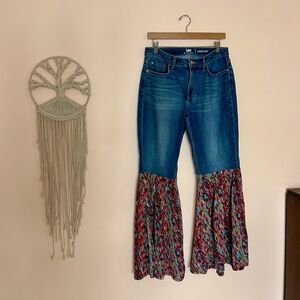 Upcycled Hippie Bell Bottoms